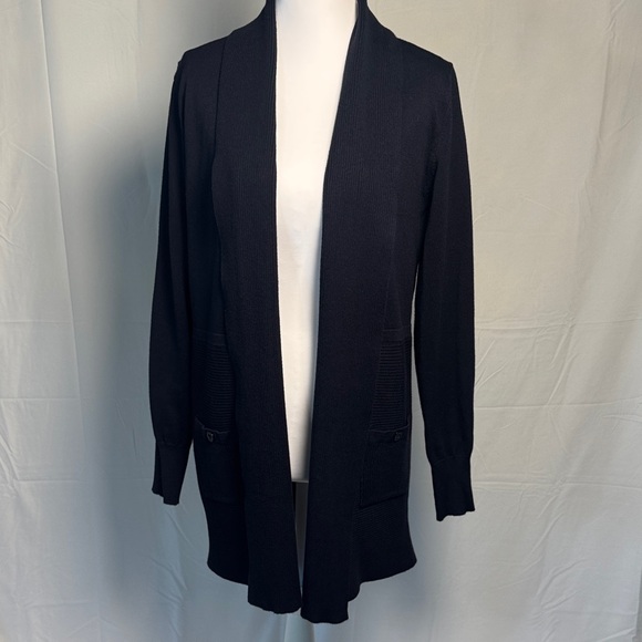 Tahari Sweaters - Women's NavyOpen Front Sweater